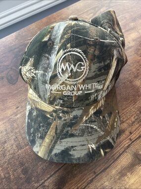 Realtree Camo Morgan White Group Kids Hat - Green, Brown, Tan